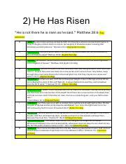 Risen: Course categories.